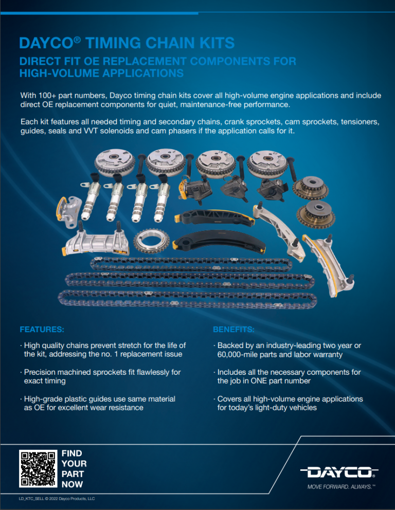 Timing Chain Kits Dayco Aftermarket North America