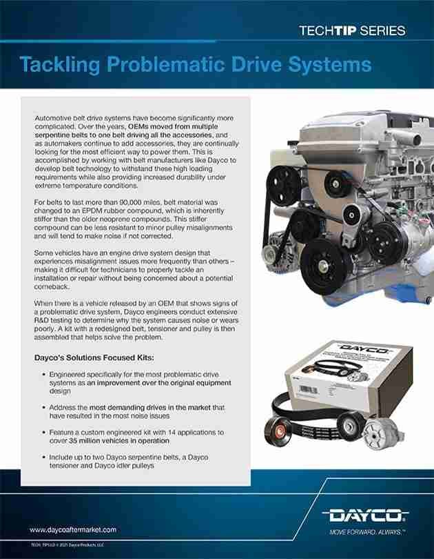 Tackling Problematic Drive Systems